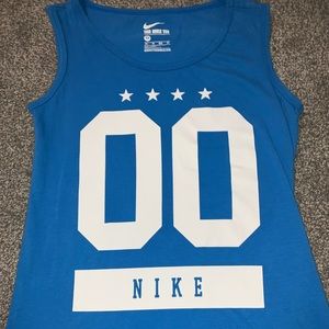 Blue Nike Tank Top